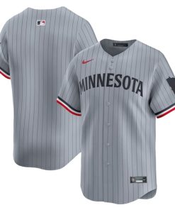 Minnesota Twins Nike Road Limited Jersey?¨C Gray