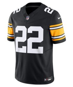 Alternative view of Najee Harris Pittsburgh Steelers Nike Vapor F.U.S.E. Limited Jersey - Black