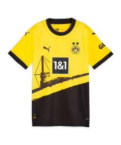 Alternative view of Borussia Dortmund Puma Women's 2023/24 Home Replica Jersey - Yellow