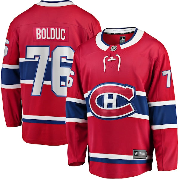 Zack Bolduc Montreal Canadiens Home Breakaway Jersey - Red