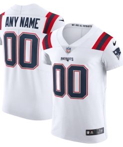 New England Patriots Nike Vapor Elite Custom Jersey - White
