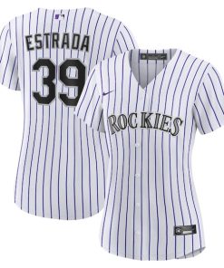 Thairo Estrada Colorado Rockies Nike Women's Home Replica Jersey - White