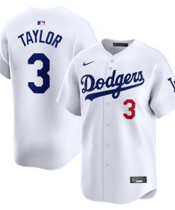 Chris Taylor Los Angeles Dodgers Nike Home Limited Player Jersey - White