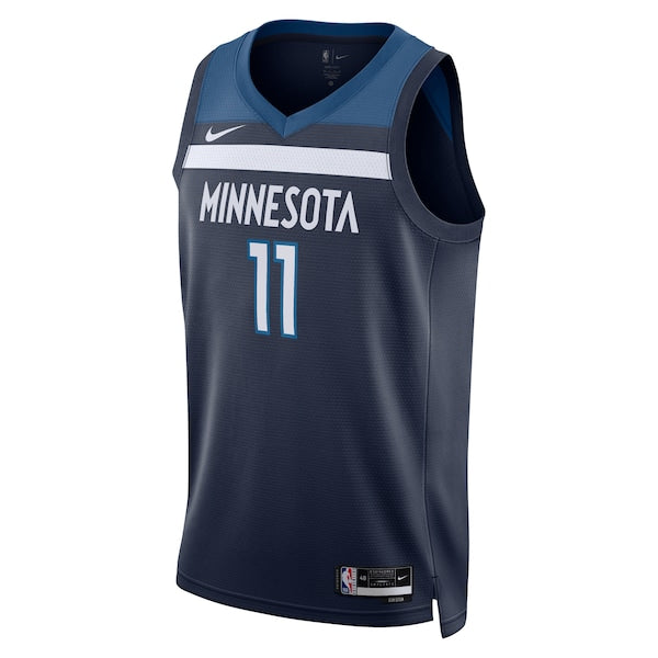 Naz Reid Minnesota Timberwolves Nike Unisex Swingman Replica Jersey - Icon Edition - Navy - Image 2