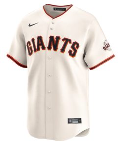 Alternative view of Rafael Devers San Francisco Giants Nike Home Limited Player Jersey - Cream