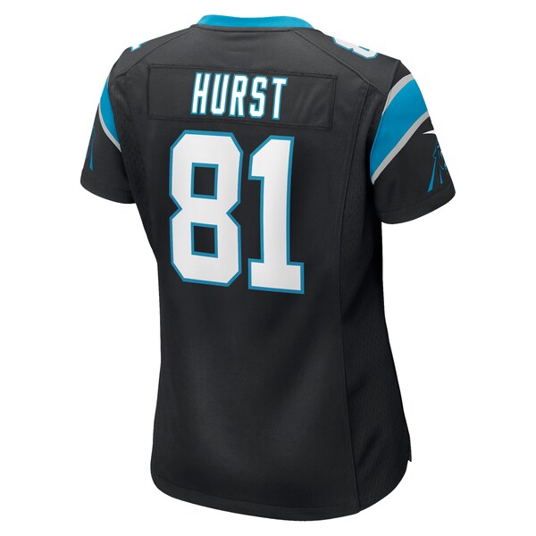 Hayden Hurst Carolina Panthers Nike Women's Game Player Jersey - Black - Image 3