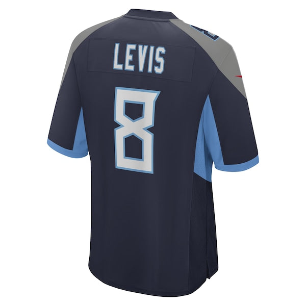 Will Levis Tennessee Titans Nike 2023 NFL Draft Pick Game Jersey - Navy - Image 3