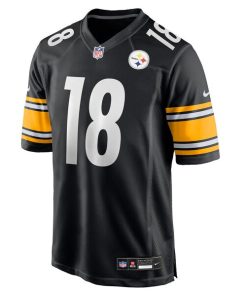 Alternative view of Will Howard Pittsburgh Steelers Nike Team Game Jersey -  Black