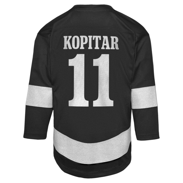 Anze Kopitar Los Angeles Kings Youth Alternate Replica Jersey - Black - Image 3