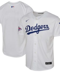 Los Angeles Dodgers Nike Youth 2024 World Series Champions Home Limited Jersey - White