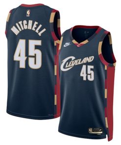 Cleveland Cavaliers Donovan Mitchell Nike Navy Swingman Jersey - Classic Edition