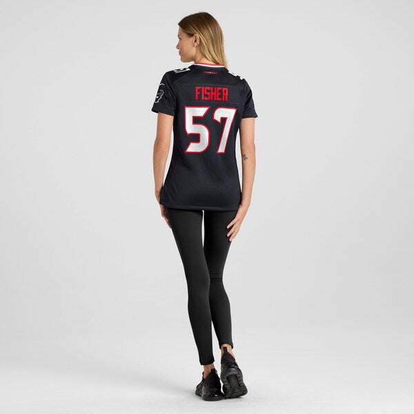 Blake Fisher Houston Texans Nike Women's Team Game Jersey - Navy - Image 5