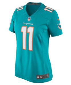 Alternative view of Cedrick Wilson Jr. Miami Dolphins Nike Women's Team Game Jersey -  Aqua