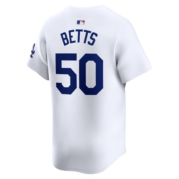 Mookie Betts Los Angeles Dodgers Nike Home Limited Player Jersey - White/Gray - Image 4