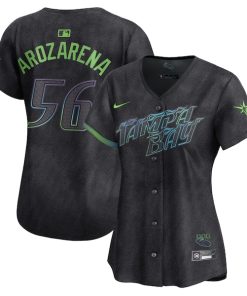 Randy Arozarena Tampa Bay Rays Nike Women's 2024 City Connect Limited Player Jersey - Charcoal
