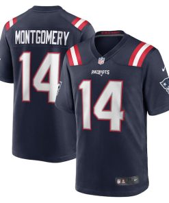 Ty Montgomery New England Patriots Nike Player Game Jersey - Navy