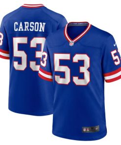 Harry Carson New York Giants Nike Classic Retired Player Game Jersey - Royal