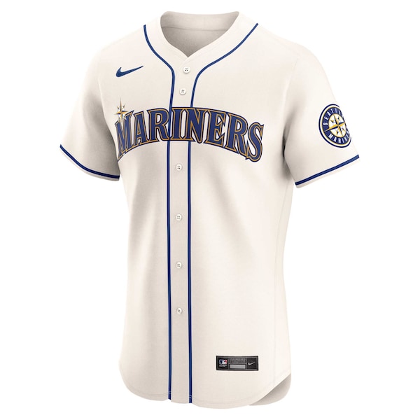 Julio Rodr¨ªguez Seattle Mariners Nike Alternate Elite Player Jersey - Cream - Image 3