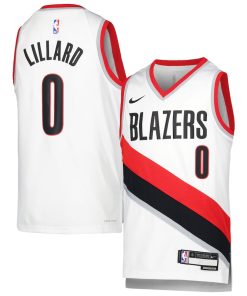 Damian Lillard Portland Trail Blazers Nike Youth Swingman Jersey - Association Edition - White
