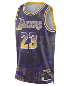 Alternative view of LeBron James Los Angeles Lakers Nike Unisex 2025 Select Series Swingman Player Jersey - Purple