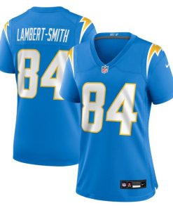 Alternative view of KeAndre Lambert-Smith Los Angeles Chargers Nike Women's Team Game Jersey -  Powder Blue