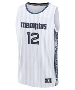 Alternative view of Ja Morant Memphis Grizzlies  2025/26 City Edition Fast Break Jersey - White