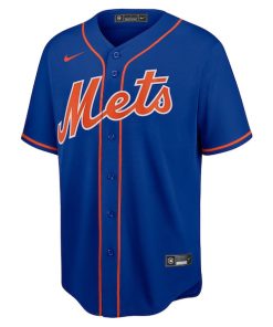 Alternative view of New York Mets Nike Big & Tall Alternate Replica Team Jersey - Royal