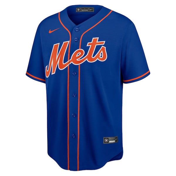 New York Mets Nike Big & Tall Alternate Replica Team Jersey - Royal - Image 2