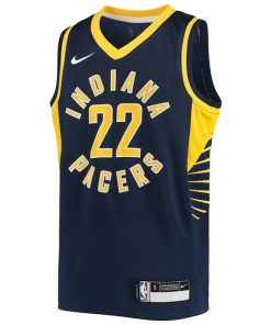 Alternative view of Caris LeVert Indiana Pacers Nike Youth Swingman Jersey - Icon Edition - Navy