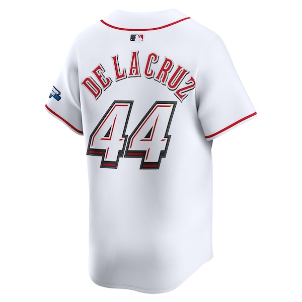 Elly De La Cruz Cincinnati Reds Nike 2025 MLB Speedway Classic Home Replica Jersey - White - Image 3