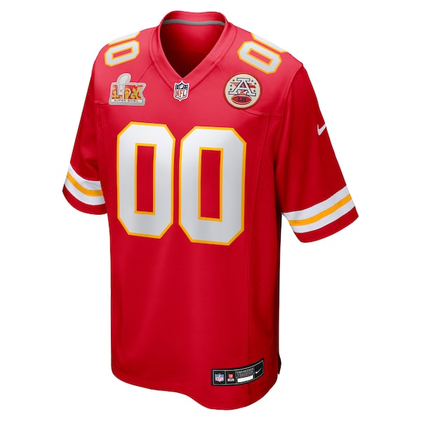 Kansas City Chiefs Nike Super Bowl LIX Custom Game Jersey - Red - Image 2