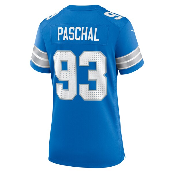 Josh Paschal Detroit Lions Nike Women's Team Game Jersey - Blue - Image 4