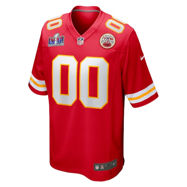 Kansas City Chiefs Nike Super Bowl LVIII Patch Custom Game Jersey - Red - Image 2