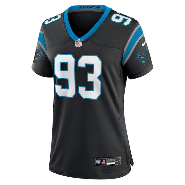 LaBryan Ray Carolina Panthers Nike Women's Team Game Jersey - Black - Image 2