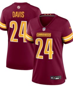 Michael Davis Washington Commanders Nike Women's  Game Jersey -  Burgundy
