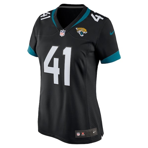 Josh Hines-Allen Jacksonville Jaguars Nike Women's Alternate Player Game Jersey - Black - Image 3