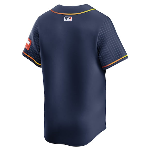 Houston Astros Nike City Connect Limited Custom Jersey - Navy - Image 3