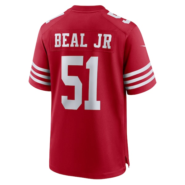 Robert Beal Jr San Francisco 49ers Nike Game Jersey - Scarlet - Image 3