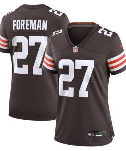 Alternative view of D'Onta Foreman Cleveland Browns Nike Women's  Game Jersey -  Brown