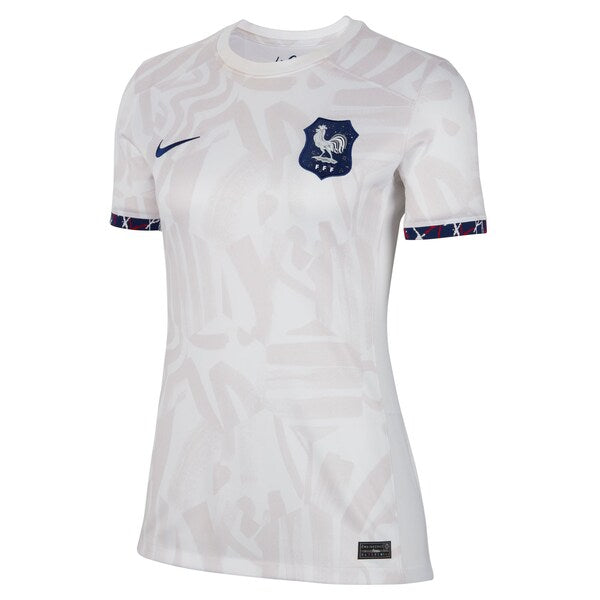 France Women's National Team Nike Women's 2023 Away Stadium Replica Jersey - White - Image 2