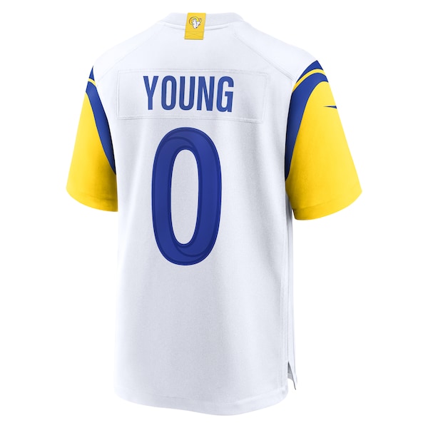 Byron Young Los Angeles Rams Nike Team Game Jersey - White/Royal - Image 4