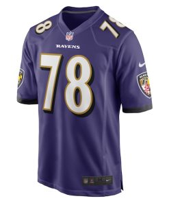 Alternative view of Morgan Moses Baltimore Ravens Nike Game Player Jersey - Purple