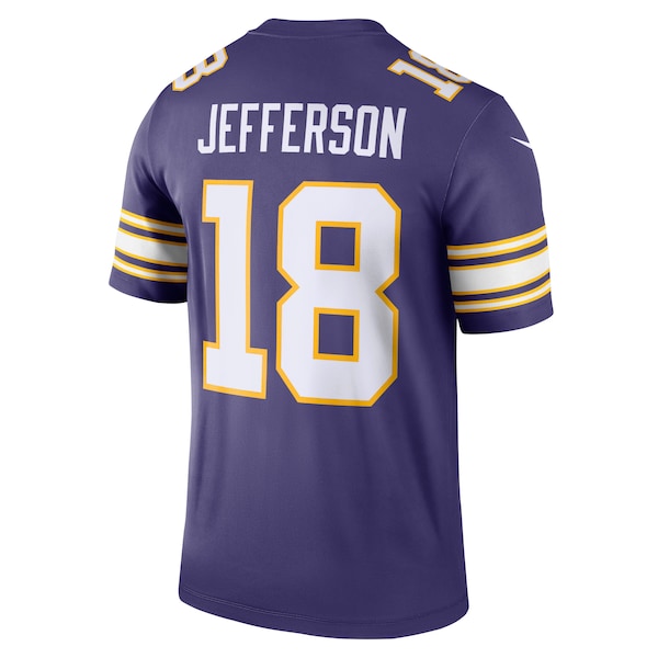 Justin Jefferson Minnesota Vikings Nike Classic Legend Player Jersey - Purple - Image 3