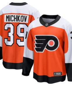 Matvei Michkov Philadelphia Flyers  Home Premier Breakaway Player Jersey - Orange