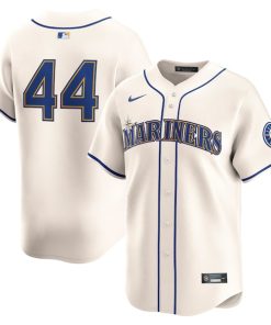 Julio Rodriguez Seattle Mariners Nike Alternate Limited - Cream/Navy