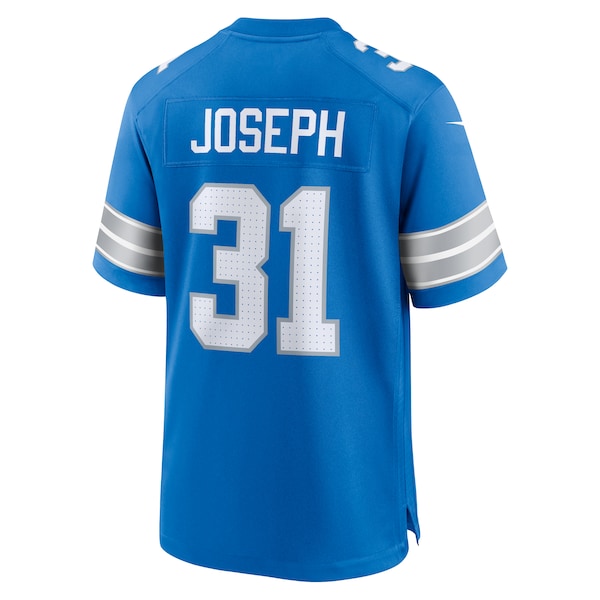 Kerby Joseph Detroit Lions Nike Team Game Jersey - Blue - Image 3