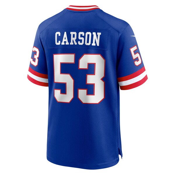 Harry Carson New York Giants Nike Classic Retired Player Game Jersey - Royal - Image 3