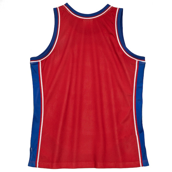 Detroit Pistons Hardwood Classics Blown Out Fashion Jersey - Red - Image 3