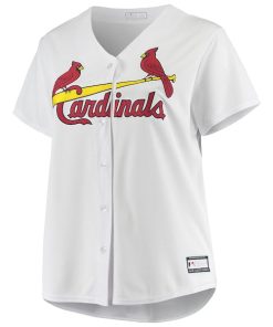 Alternative view of St. Louis Cardinals Women's Plus Size Home Replica Team Jersey - White
