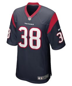 Alternative view of J.J. Taylor Houston Texans Nike Team Game Jersey -  Navy